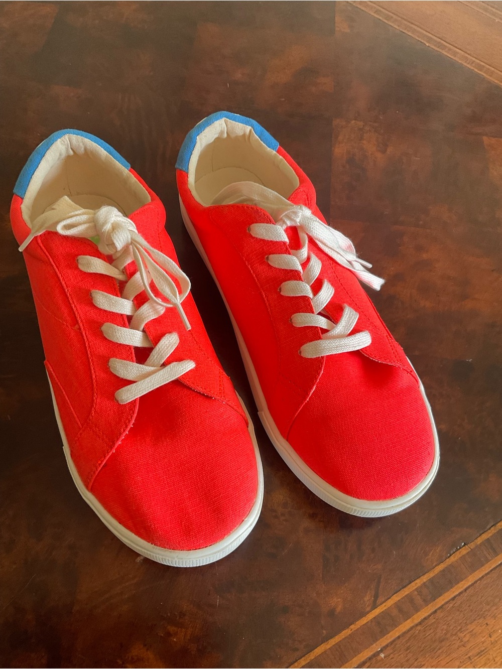 Crewcuts J.Crew Boys Max the Monster Red Sneakers Size K7 w/ Box - Like New